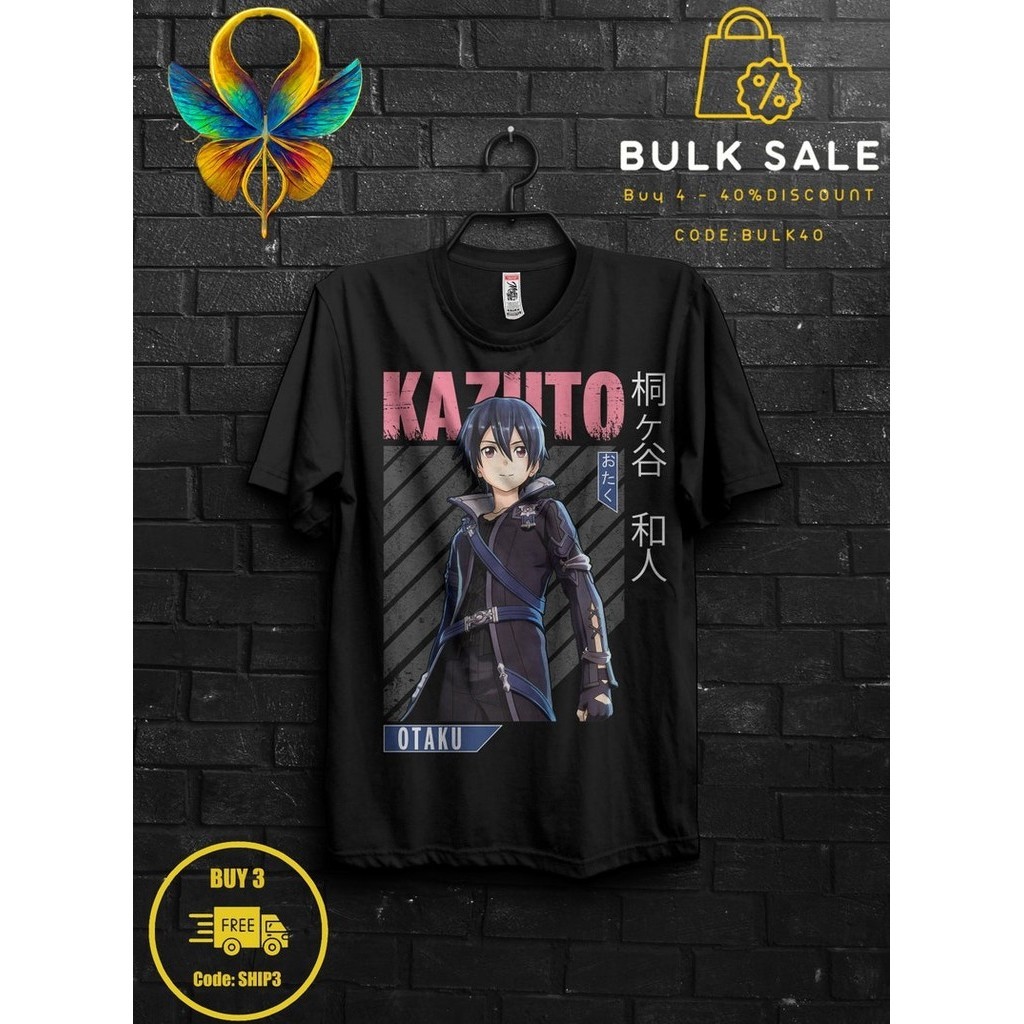 Kazuto Kirigaya คอสเพลย์เสื้อของขวัญสำหรับอะนิเมะพัดลม SAO Yuuki Konno Tee Sinon Appareal ดาบ Art