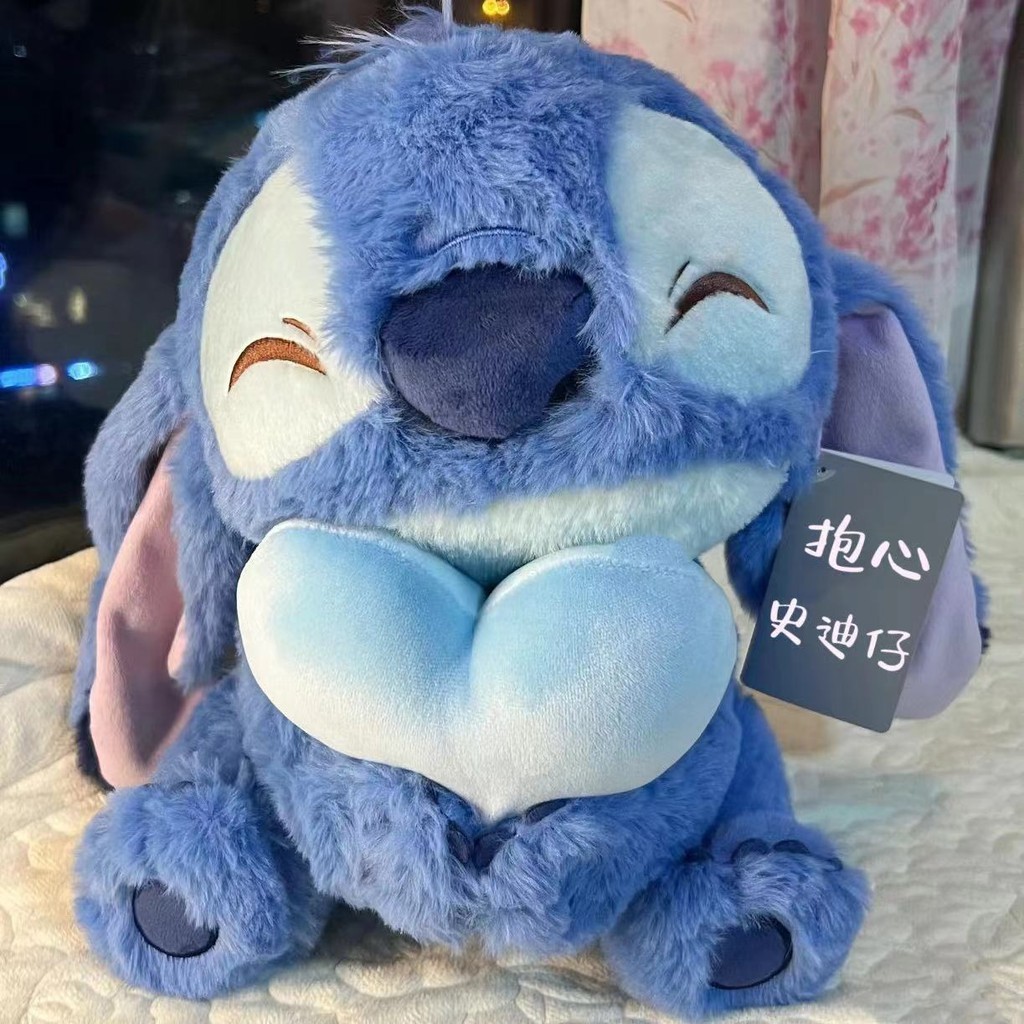 Hug Love Heart Stitch Shangdi ตุ ๊ กตาคู ่ ตุ ๊ กตาของเล ่ น Stitch ส ่ งชายหญิงของขวัญวันเกิด