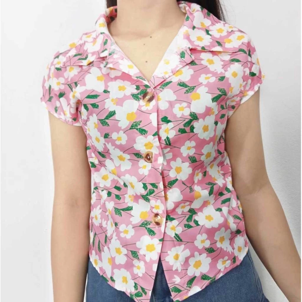 AYANA เสื้อลายดอกไม้ แขนสั้น ผู้หญิง thumbnail 8