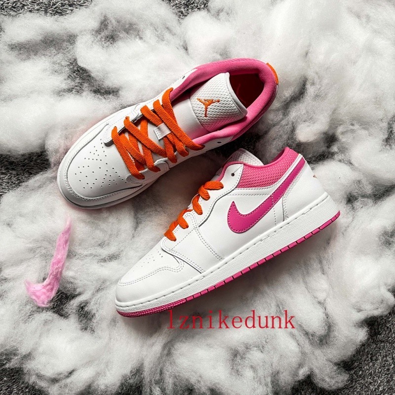 A/J 1 Low Peach GS Shoes รองเท้าผู้หญิง Casual DR9498-168