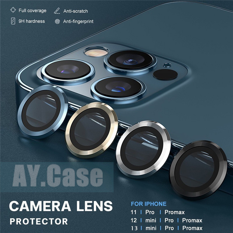 【1PC】ฟิล์มกล้องสำหรับ iphone 16 15 Pro Max 13 11 15 Plus 14 12 Pro Max 12 13 Mini กล้องหลัง กระจกกล้