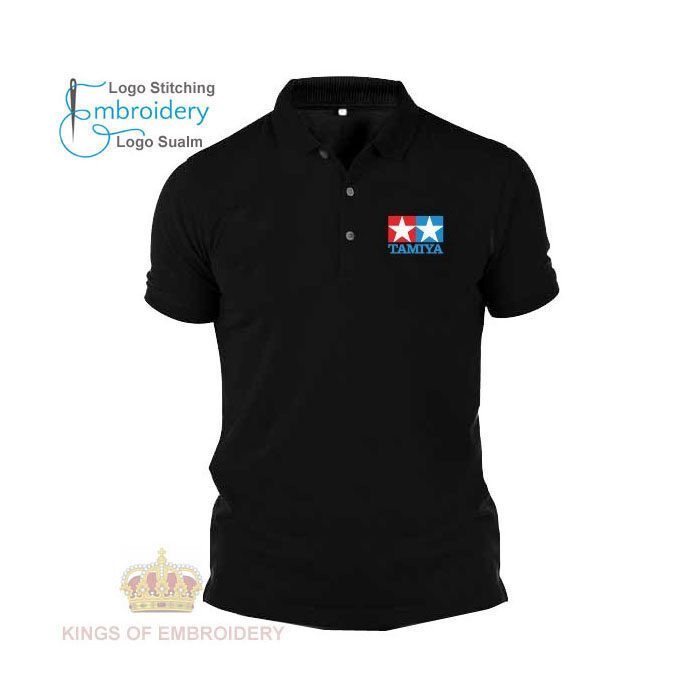 Baju Polo Classic T เสื้อ TAMIYA SUPER MINI 4WD โลโก้ Sulam เย็บปักถักร้อยสําหรับผู้ชายและผู้หญิงแขน