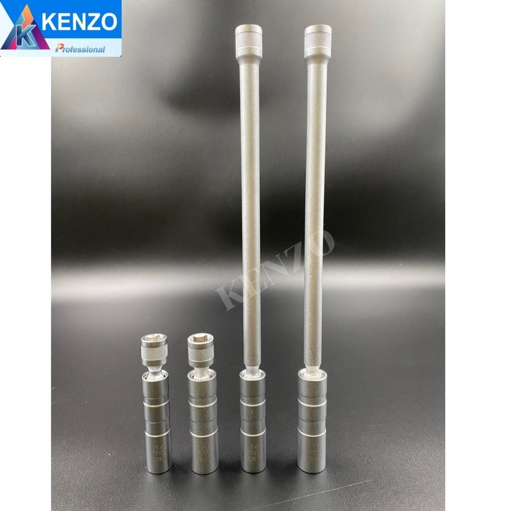 GP .TOOLS TOOLS KENZO ลูกบล็อกถอดหัวเทียน ข้ออ่อน พร้อมแม่เหล็ก 3/8 ขนาด 14mm 16mmS เก็บเงินปลายทาง