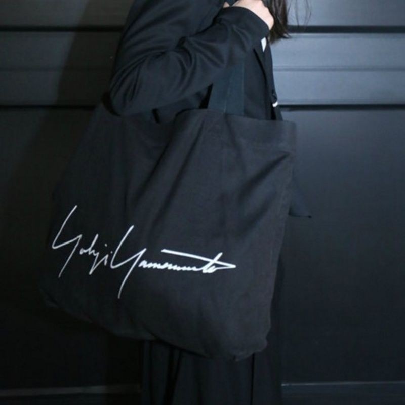 คลังสินค ้ าพร ้ อมขายร ้ อน LifeTrend Dark Style yohji yamamoto yohji yamamoto Design Canvas Bag ins