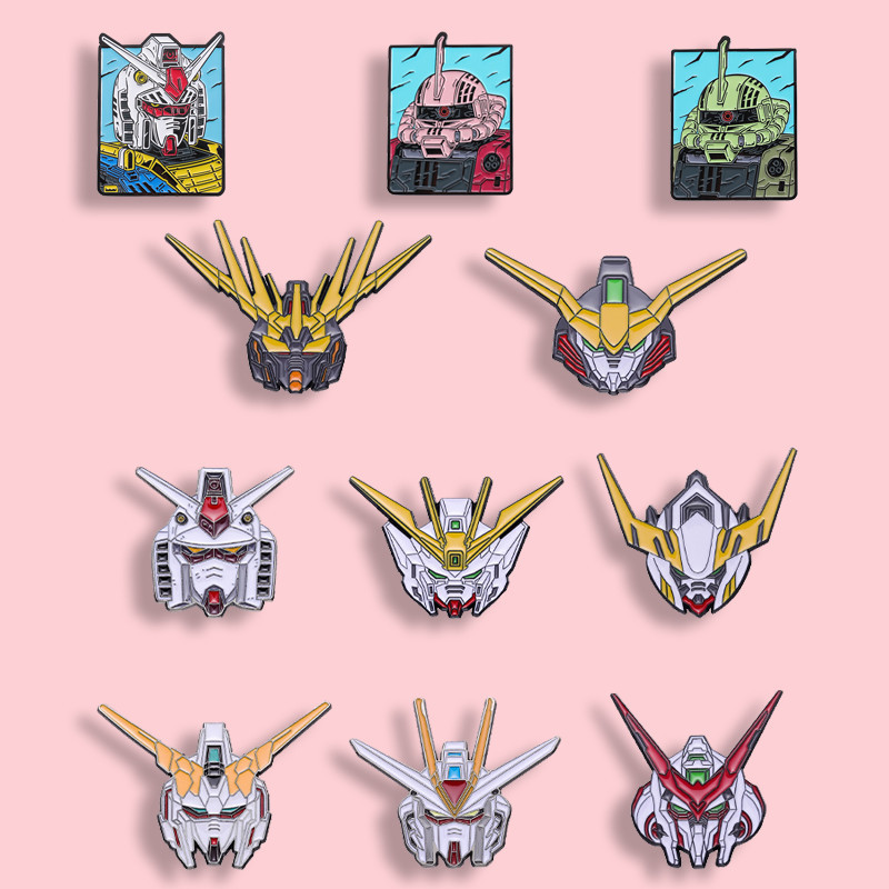 ''Gundam Robot Series'' เข ็ มกลัดเคลือบแฟชั ่ นเสื ้ อผ ้ าอุปกรณ ์ เสริมกระเป ๋ านักเรียน Badge ของขวัญสําหรับเพื ่ อน