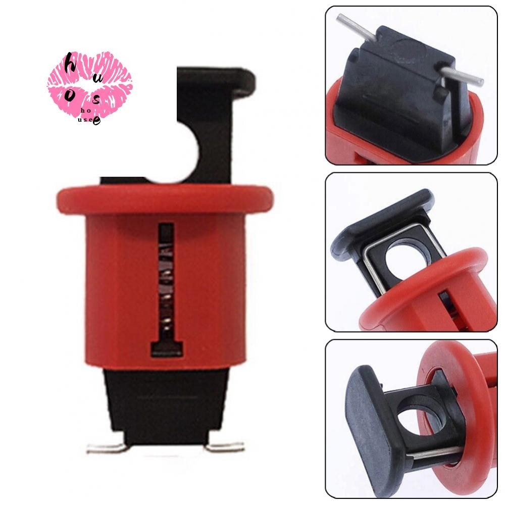 Black+Red Circuit Breaker Lockout Device Metal and Nylon Construction for Safety⭐HOUSE