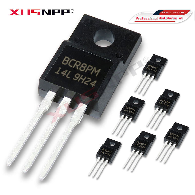10pcs BCR8PM-14L BCR12PM-14L BCR16PM-14L BCR12PM-14LG BCR16PM-14LG TO-220F BCR8PM-12L BCR12PM-12L BC