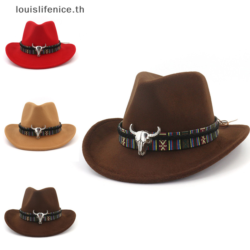 Lnth หมวกคาวบอยสไตล ์ Stetson Fedora Sun Summer Western Riding หมวกปีกกว ้ าง HOT