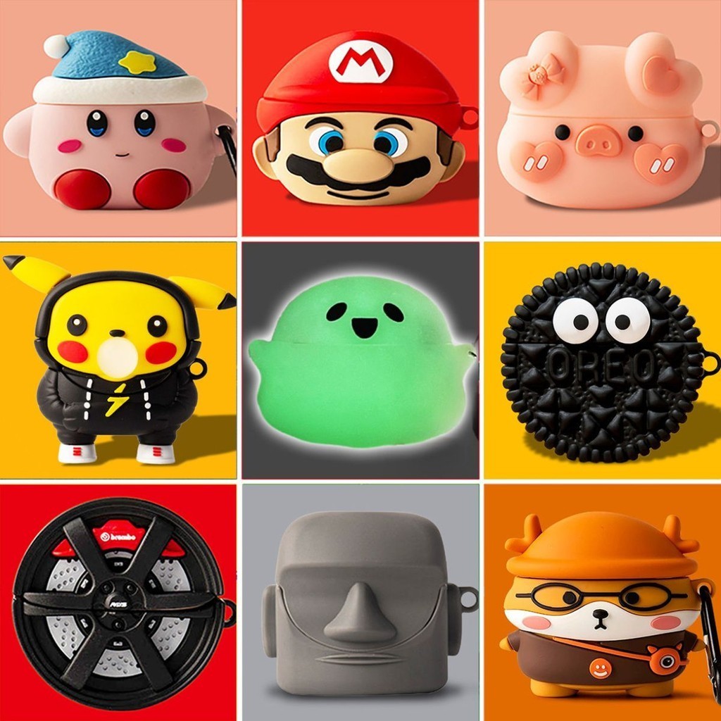 เหมาะสําหรับ เคสป้องกันหูฟัง Beats Studio Buds Beats Studio Beats * เคสหูฟังการ์ตูนบุคลิกภาพแพ็คเกจเ