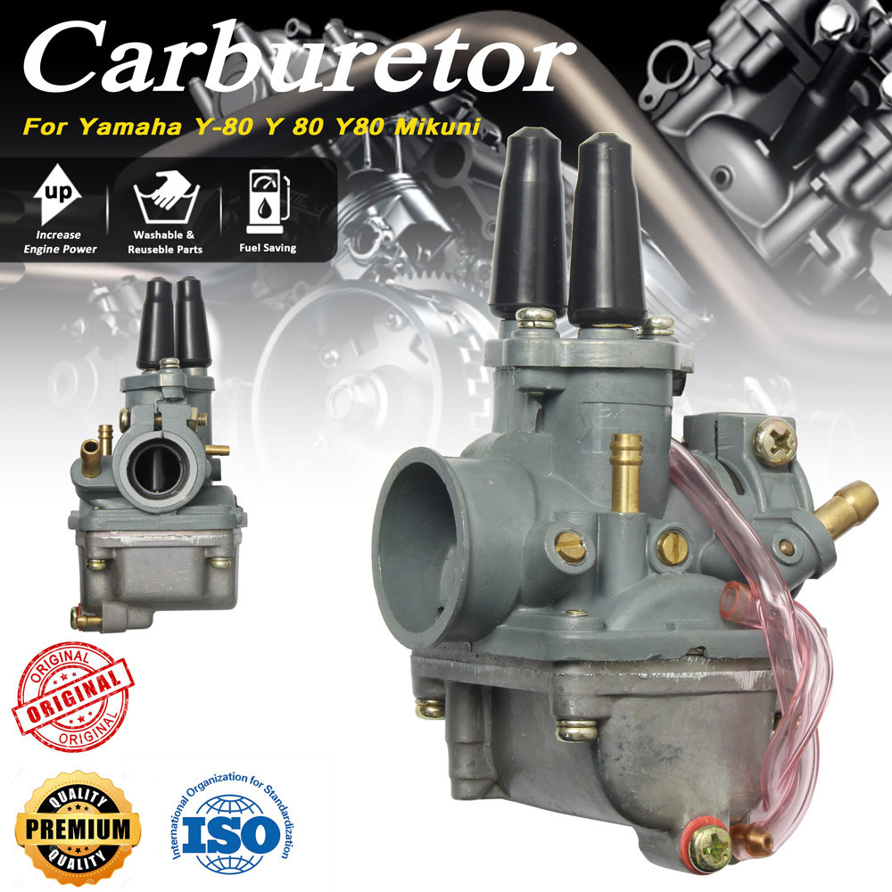 【จัดส่งที่รวดเร็ว】คาร์บูเรเตอร์ Y80 Y80 m PW80 PW 80 V75 ​เหมาะสำหรับรถจักรยานยนต์ อย่างดี 5T0-14101-00