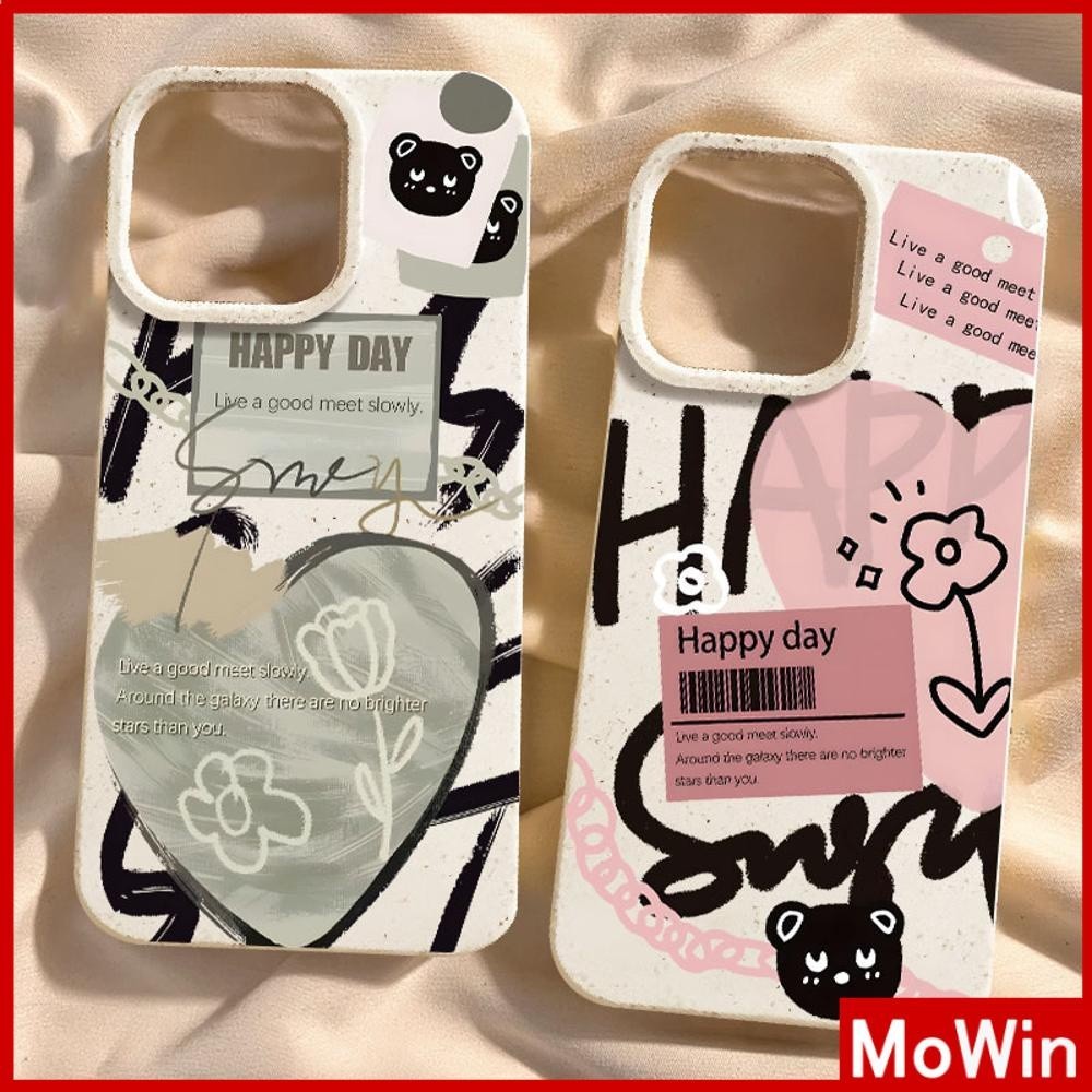 Mowin - เข้ากันได้สำหรับ 15 เคสไอโฟน11 เคส iphone 11 กรณีเป็นมิตรกับสิ่งแวดล้อมสีขาวกรณีนุ่มปกป้องกล