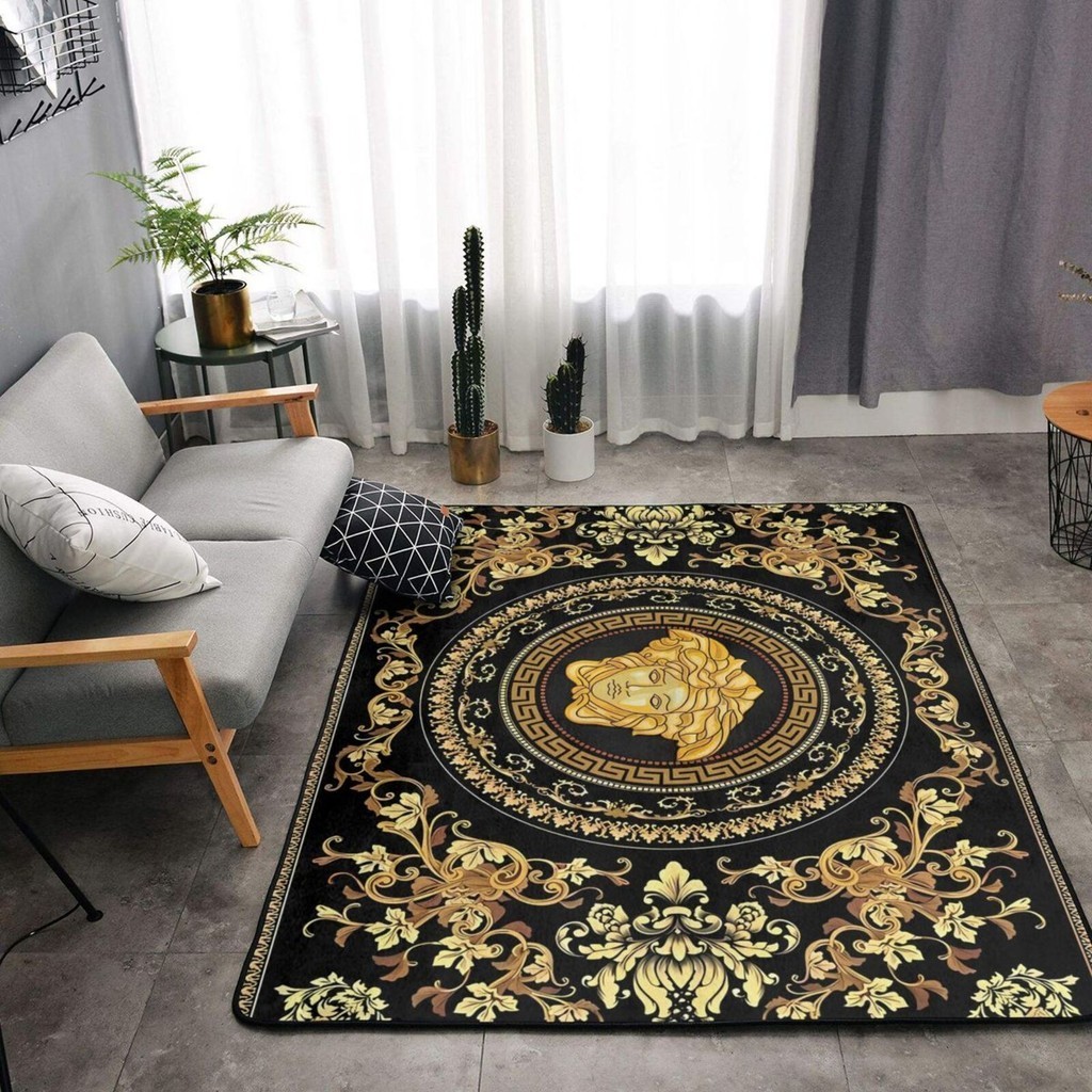 Versac พรมนุ ่ มผ ้ าสักหลาดพรมห ้ องนอน 120 ×160 ซม.ปุยพรมแผ ่ นตกแต ่ งบ ้ านของขวัญคริสต ์ มาส