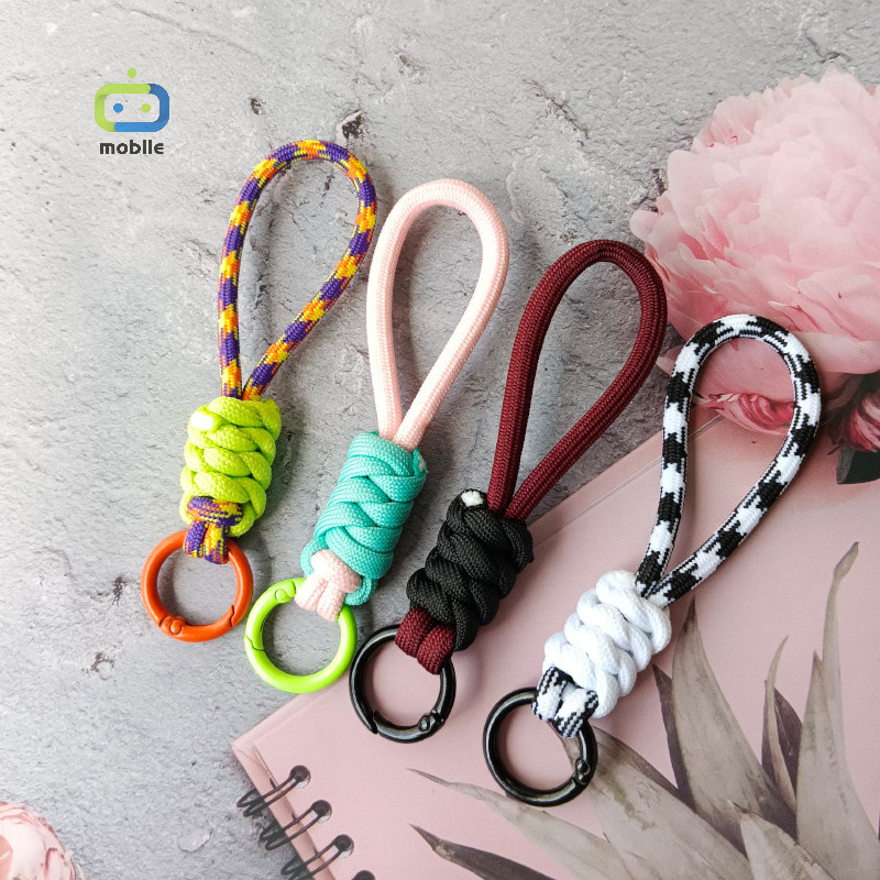 [maygood] พวงกุญแจเชือกเส้นเล็กสร้างสรรค์สําหรับเคสโทรศัพท์ผู้หญิง Anti Lost Knot สายรัดเชือกพวงกุญแจรถอุปกรณ์เสริม Diy พวงกุญแจแฟชั่น {TH}