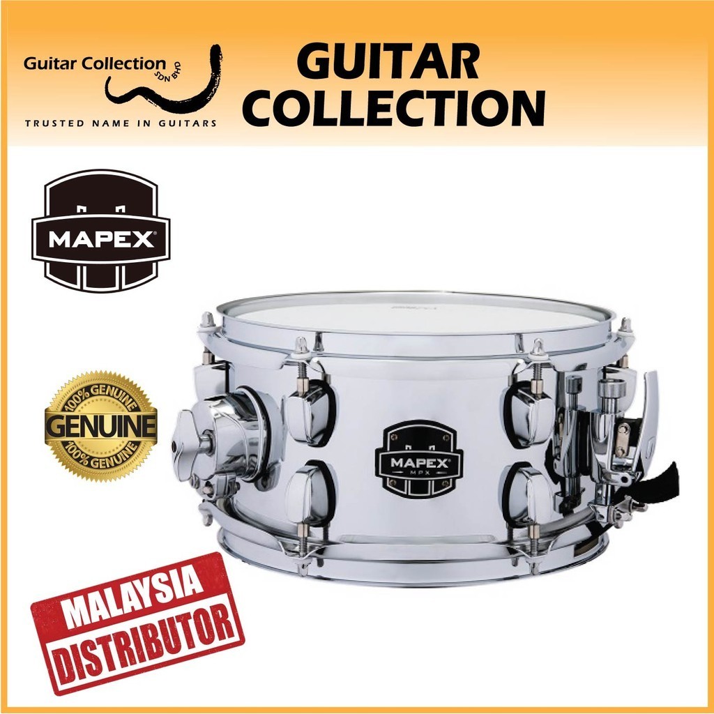 Mapex MPNST0551CN MPX Steel Small เส้นผ่านศูนย์กลาง กลองบ่วง (10" x 5.5")