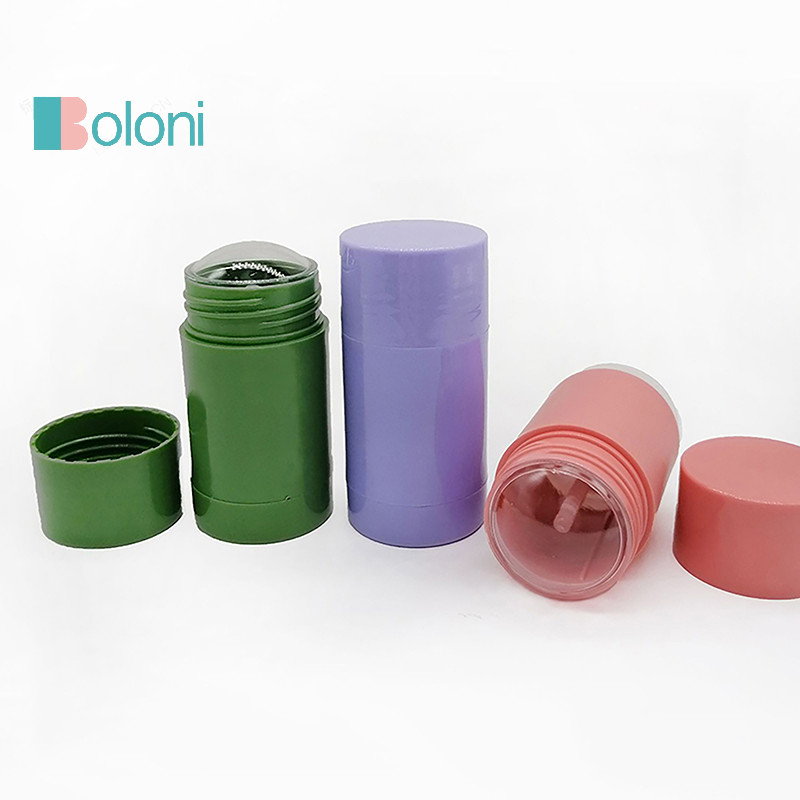 [Boloni] 40g คอนเทนเนอร์ระงับกลิ่นกายที่ว่างเปล่ารีฟิลขวด Twist-Up สําหรับ DIY คริสตัลธรรมชาติระงับกลิ่นกาย Stick เครื่องสําอางหลอดใหม่