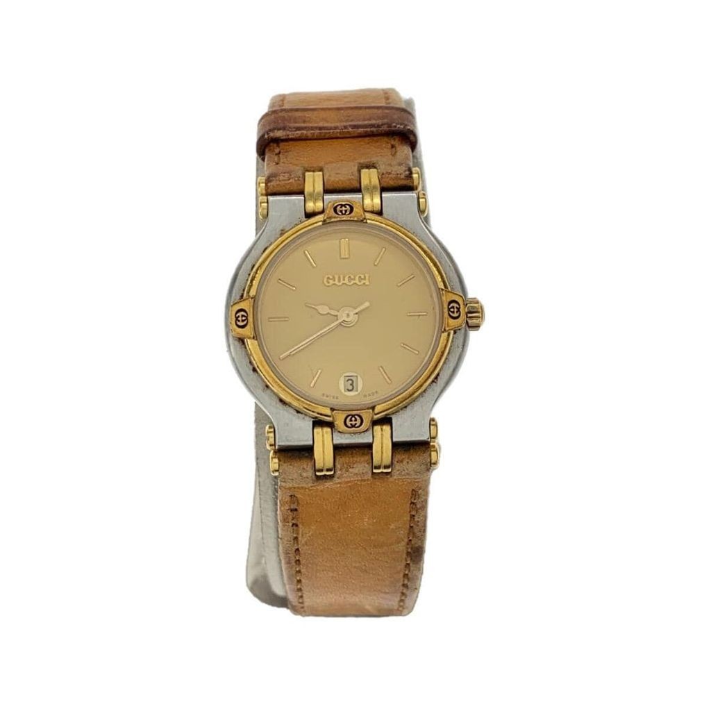 Gucci I Wrist Watch leather Women Direct from Japan Secondhand