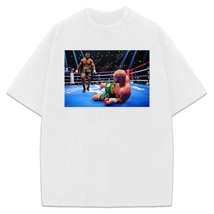 เสื้อยืด MOMENT ประวัติศาสตร์ Francis Ngannou vs Tyson Fury