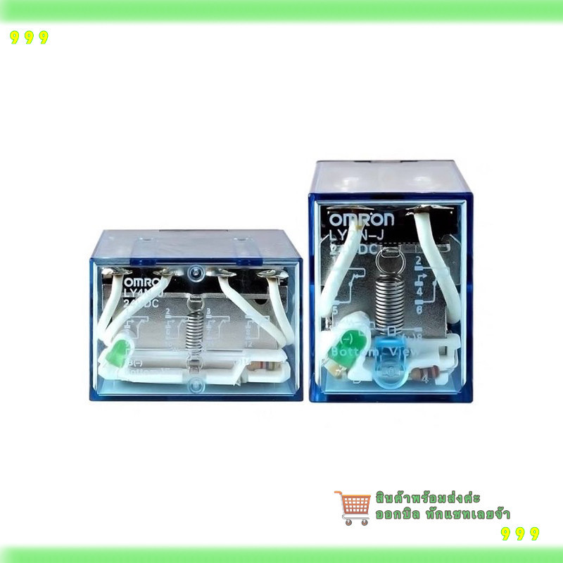 สั่งเลย LY4Nj Ly4 Ly4 n รีเลย์ เดิมแท้  OMRON รีเลย์กลาง LY4N j DC24V ส่งทุกวัน ร้านใน  กทม