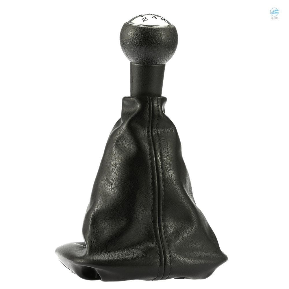 Crth 5 Speed Gear Shift Knob Gearstick Gaiter Boot ชุดเปลี ่ ยนหนังสําหรับ PEUGEOT 207 307 406