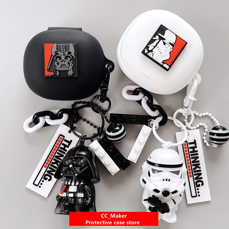 For Anker Soundcore P40i Case Cartoon Keychain Lanyard Anker Soundcore R50i/P25i Silicone Soft Case 