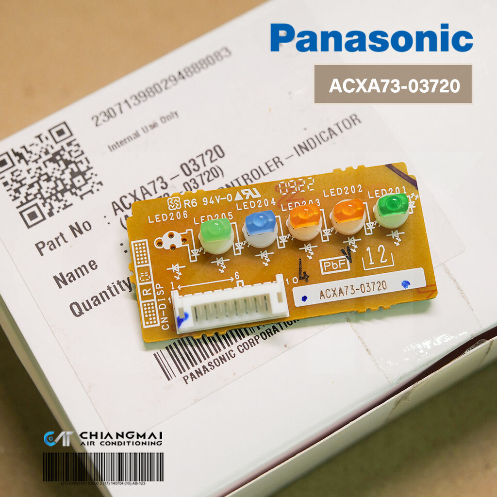 ACXA73-03720 ตัวรับสัญญาณแอร์ Panasonic แผงรับสัญญาณรีโมท แอร์พานาโซนิค รุ่น CS-U9TKT, CS-U13TKT