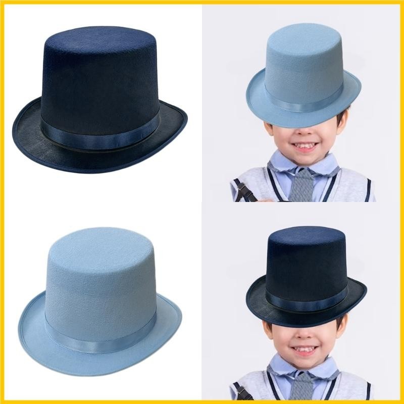 Runn Felt Derby หมวกสุภาพบุรุษคอสเพลย ์ นักมายากล Props สําหรับ Rave Party ผู ้ ใหญ ่ เด ็ กแสดง