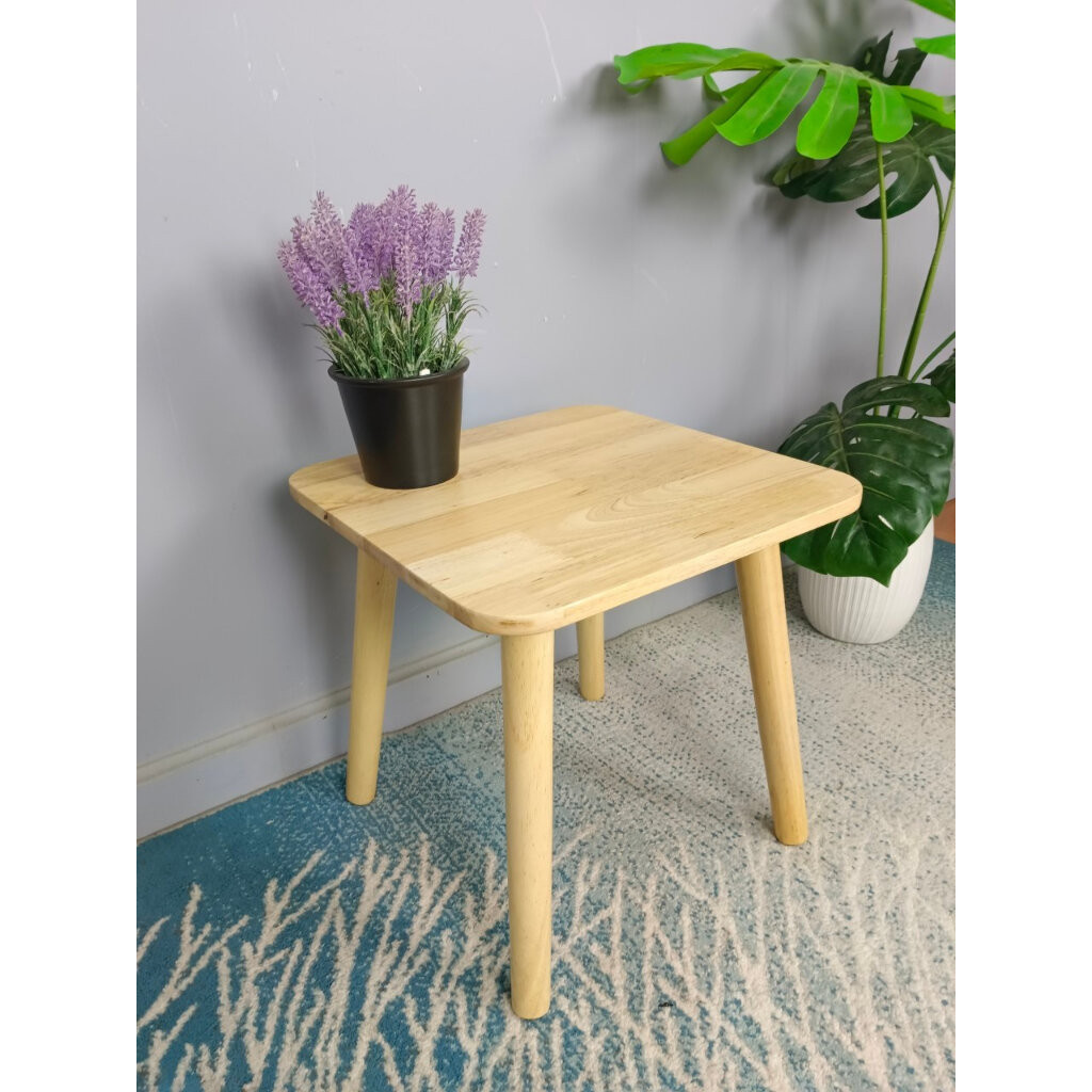 Evergreen Furniture โต๊ะไม้อเนกประสงค์ rubber wood table รหัส T-444-R