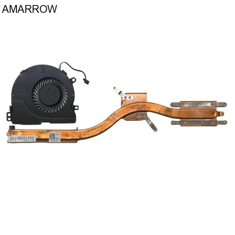 พัดลมระบายความร้อน CPU แล็ปท็อปสําหรับ Dell Latitude 14 3450 L3450 3550 ฮีทซิงค์หม้อน้ําทองเหลืองระบายความร้อน