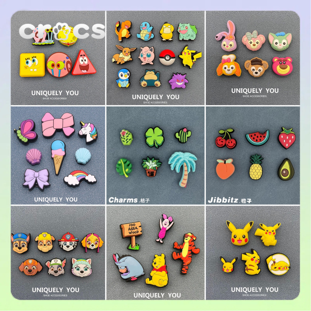 jibbitz crocs Multiple sets jibbitz crocs เกาหลี crocs jibbitz jibbitz set jibbitz crocs ของแทั