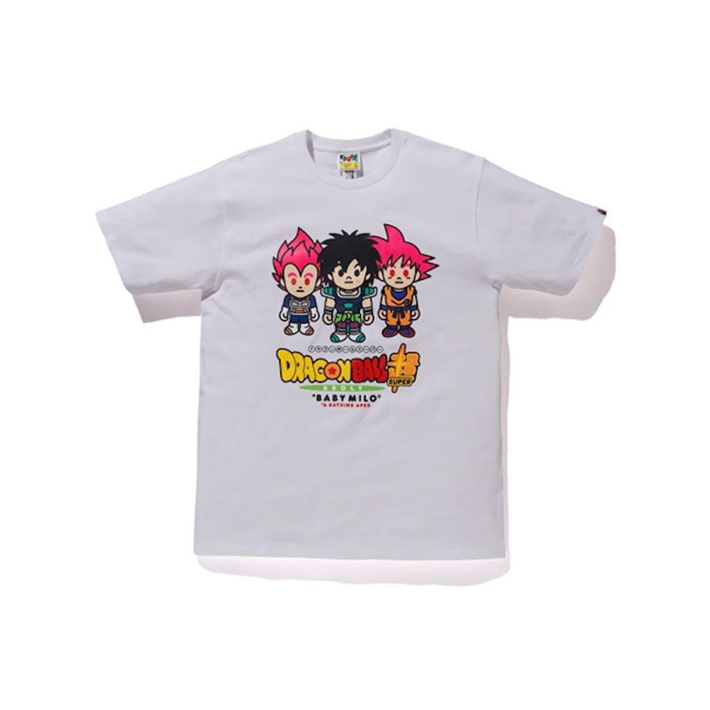 BAPE x Dragon Ball Super Broly เสื้อยืดพิมพ์ลายเสื้อยืด