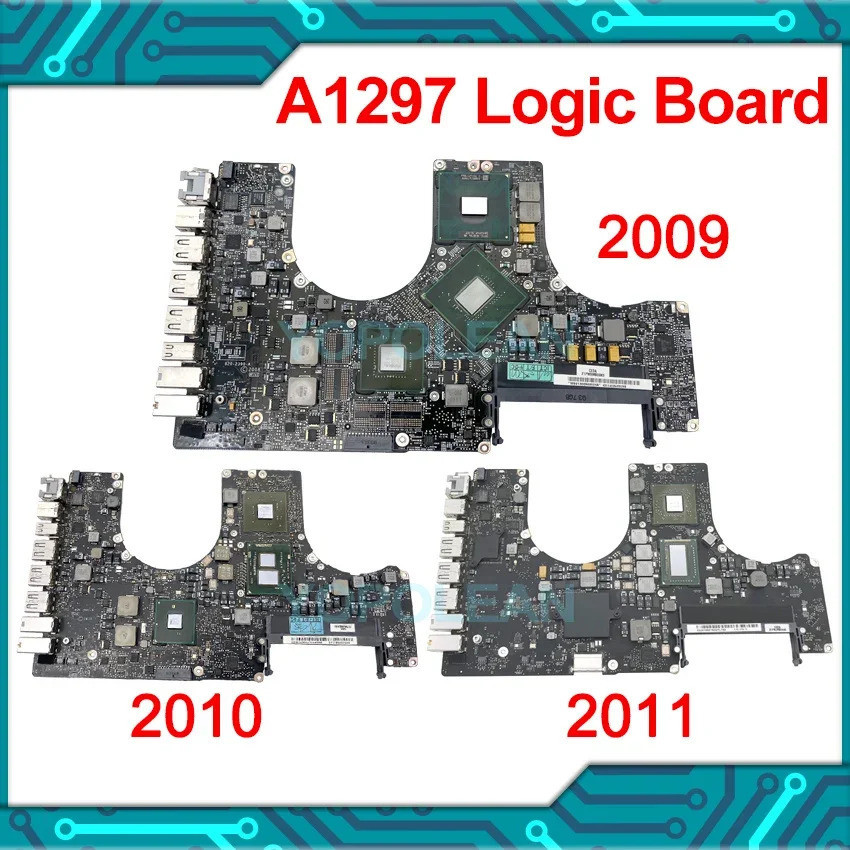 เมนบอร์ดต้นฉบับสําหรับ MacBook Pro 17 "A1297 Logic Board 2009 820-2610-A 2010 820-2849-A 2011 820-29