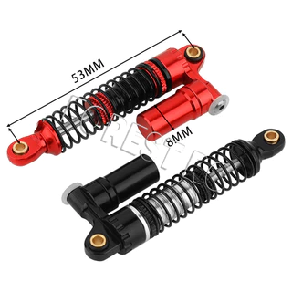 4pcs 3/59/66/78 มม.อลูมิเนียมโลหะโช้คอัพน้ํามัน Damper สําหรับ 1/18 RC Crawler TRX4M TRX-4M Bronco Defender อัพเกรด