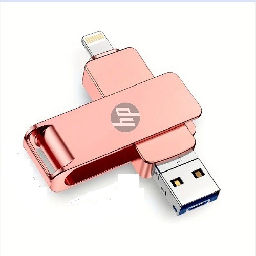 3 in 1 HP 1TB USB 3.0 แฟลชไดรฟ์ Pendrive โลหะความเร็วสูงดิสก์แฟลชกันน้ํา