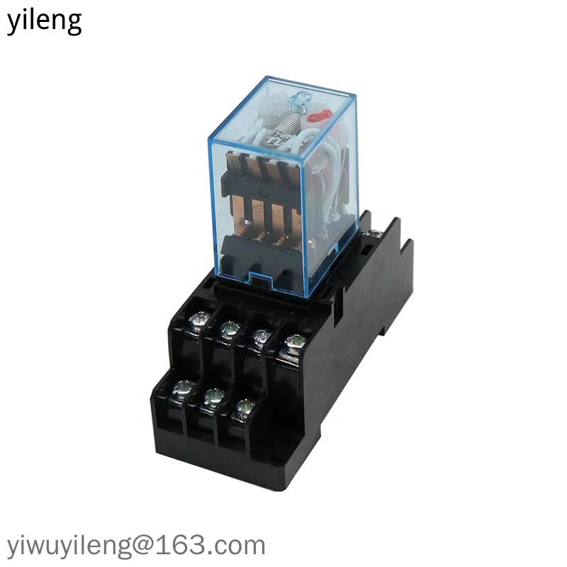 Omron MY4NJ รีเลย์แม่เหล็กไฟฟ้า 1 ชุดพร้อมฐาน