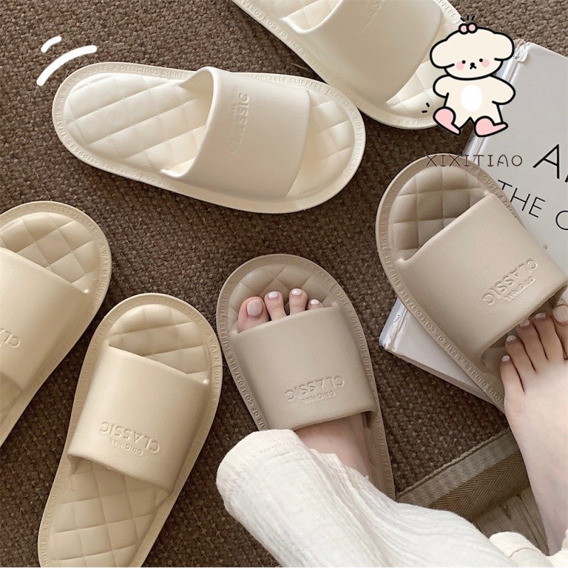 Xixitiao รองเท้าแตะ พื้นนิ่ม น้ําหนักเบา ใส่สบาย เหมาะกับใส่ในบ้าน ห้องน้ํา สําหรับผู้หญิง