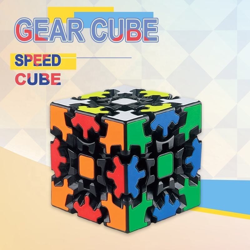 Fanxin Gear Cube 3x3 Speed Cube ของเล่นปริศนาการศึกษาระดับมืออาชีพ
