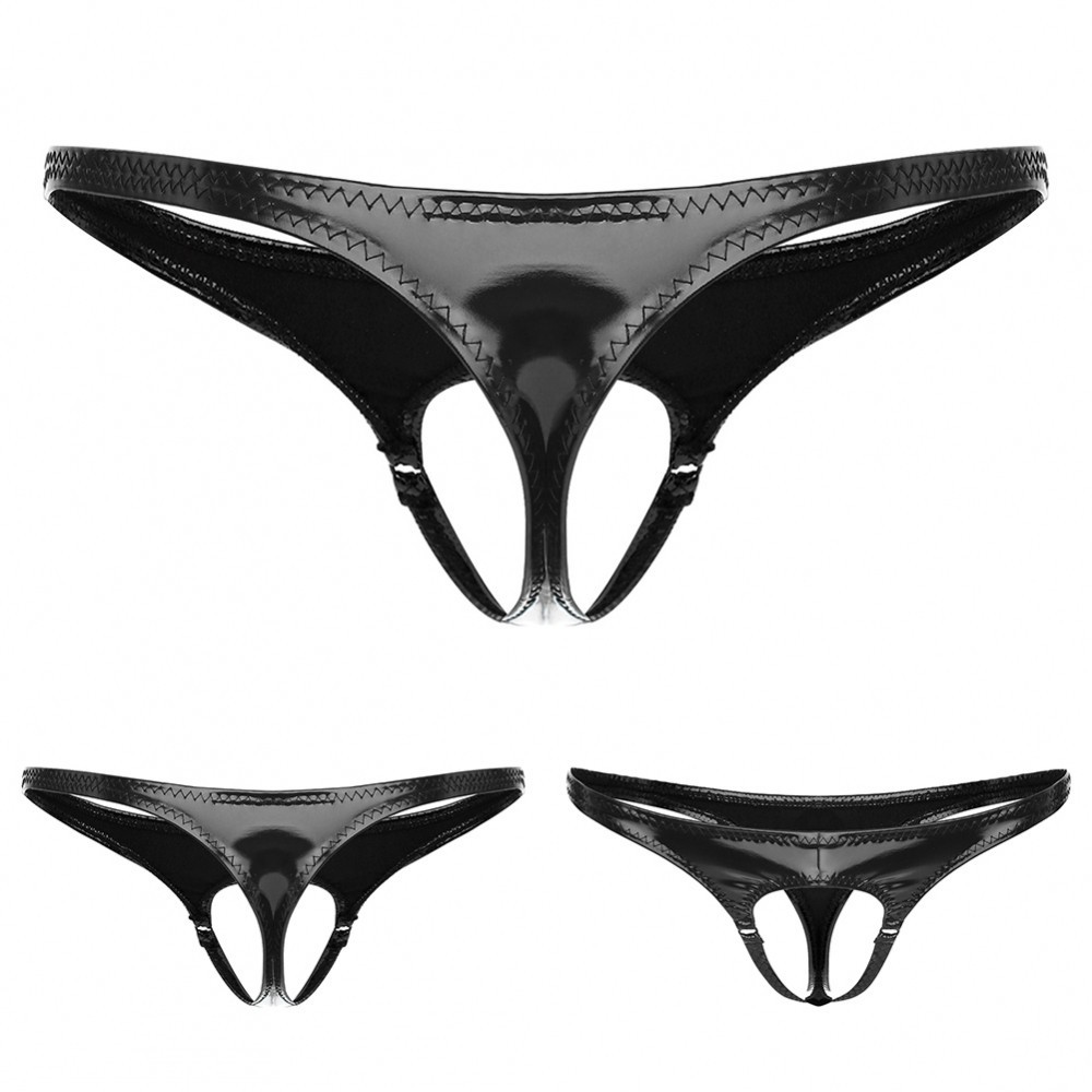 Mens เซ็กซี่ Breathable ชุดชั้นในสีดํา T-back Thongs มินิบิกินี่กางเกงกางเกง