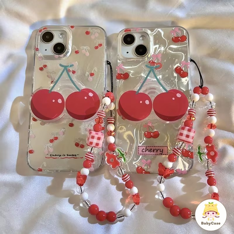 เคส VIVO Y11 Y21 Y22 Y20 Y17S Y17 Y20i Y20S Y12S Y11S Y20G Y50 Y30 Y21S Y02 Y27 Y36 Y27S Y12 Y15 ปกเชอร์รี่โบว์สดสด