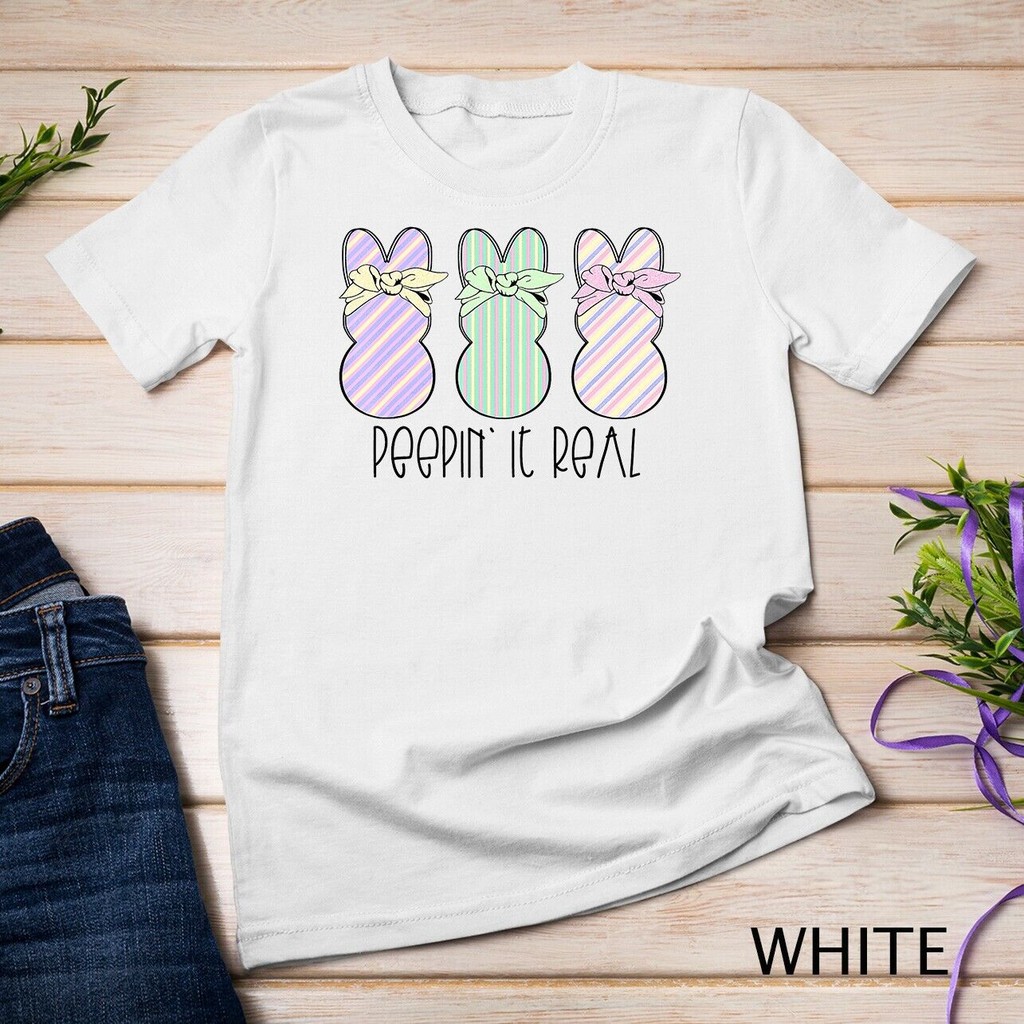 Easter Bunnies Easter Bunny For Easter Peepin It Real T-Shirt