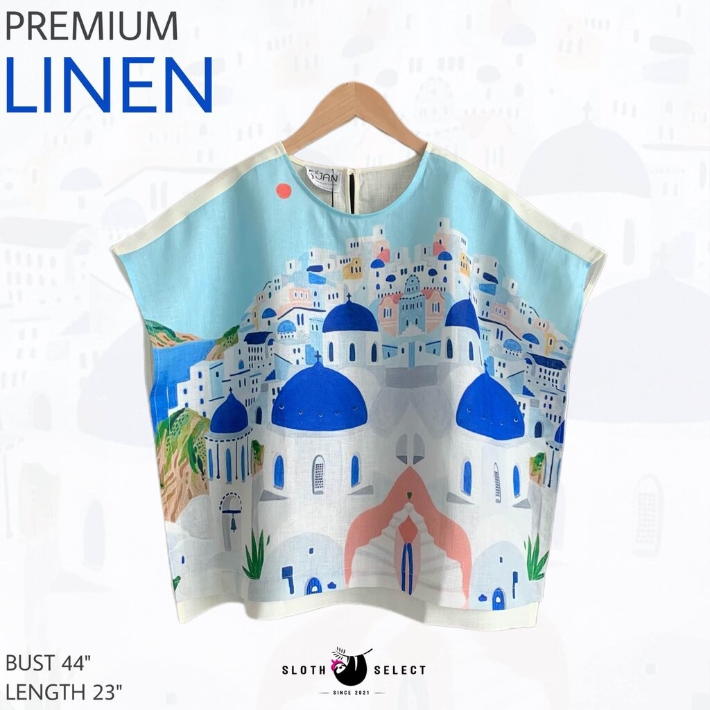SLOTH SELECT เสื้อลินินแท้ พิมพ์ลายสวยจึ้ง งานคุณภาพ