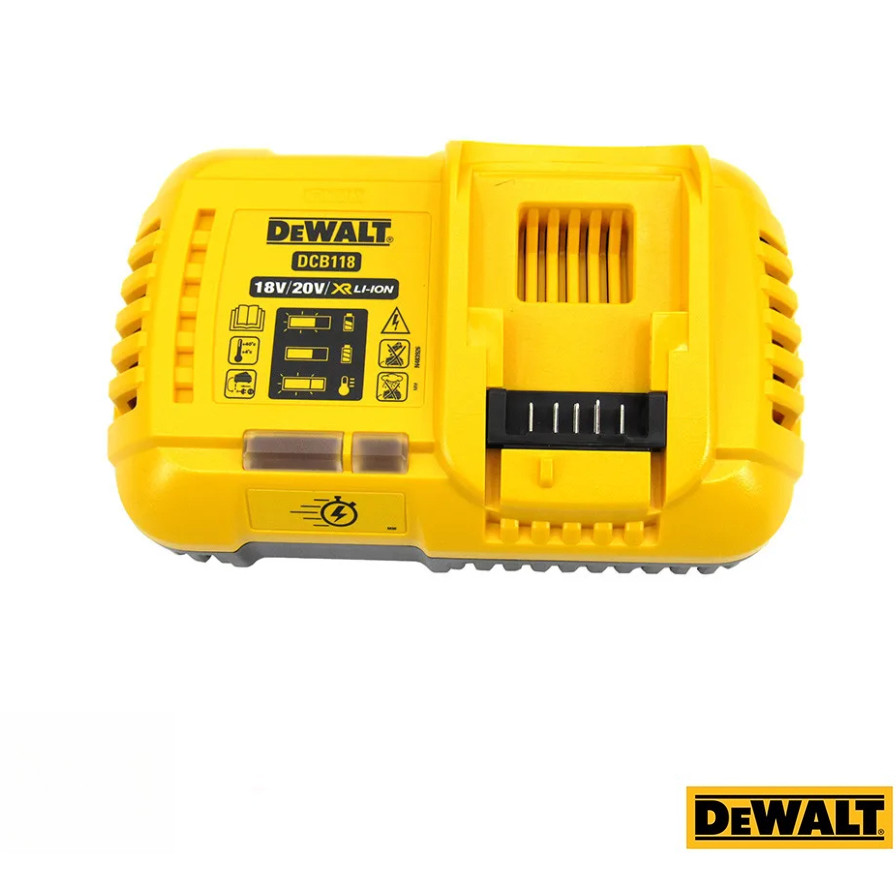 💥แท้ ส่งด่วน💥DEWALT อะไหล่ แท่นชาร์จแบตเตอรี่ รุ่น DCB118-KR มีสัญลักษณ์ไฟ LED 18V(20V)  แท่นชาร์จ แ