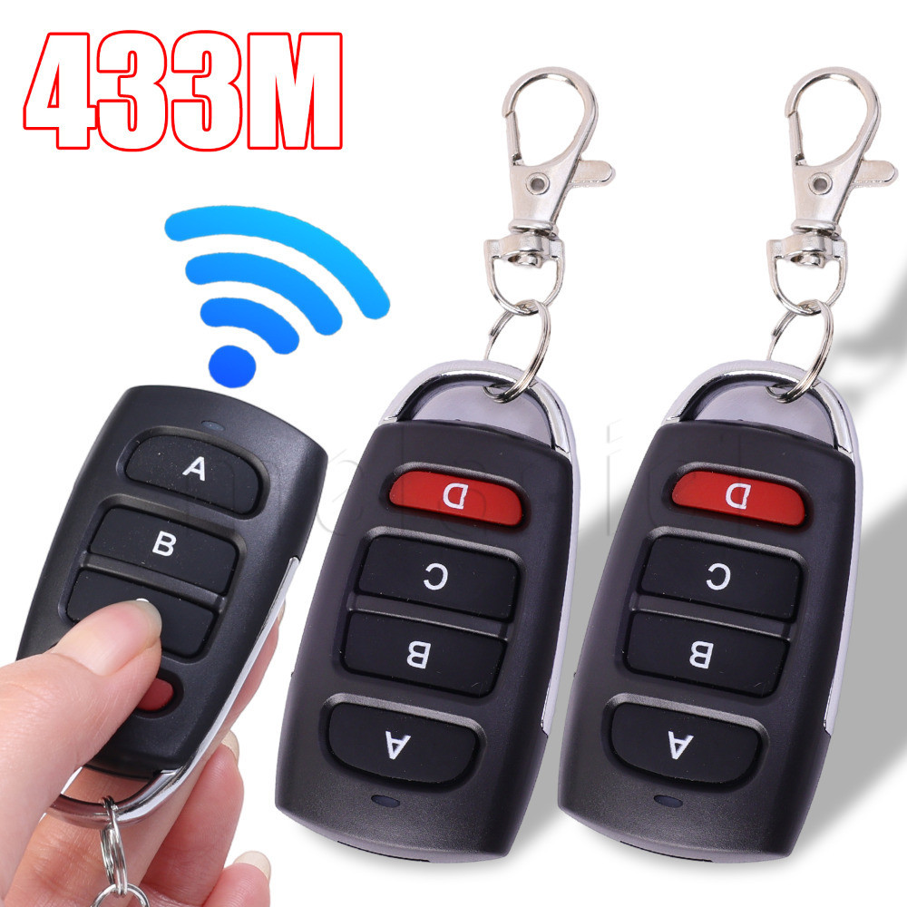 รีโมทควบคุมประตูโรงรถ - Universal รถยนต์ Cloning Duplicator - 433 Mhz Wireless Key Remote Opener - สําหรับประตูโรงรถประตู - อุปกรณ์อิเล็กทรอนิกส์