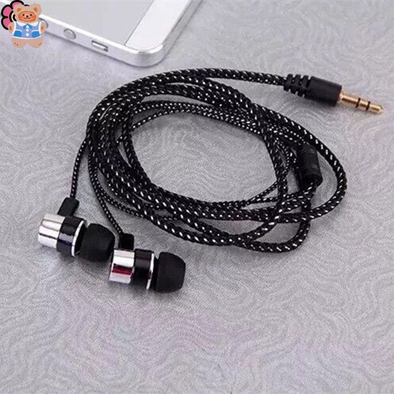 หูฟังชนิดใส่ในหู Mp3/MP4 พร้อมแจ็คไมโครโฟน 3.5 มม. สําหรับโทรศัพท์ CRD