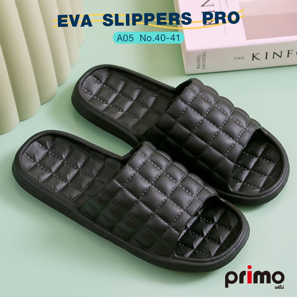 ShopKB PRIMO รองเท้าแตะ EVA PRO A05 No.40-41 สีดำ ยืนหนึ่งในไทย