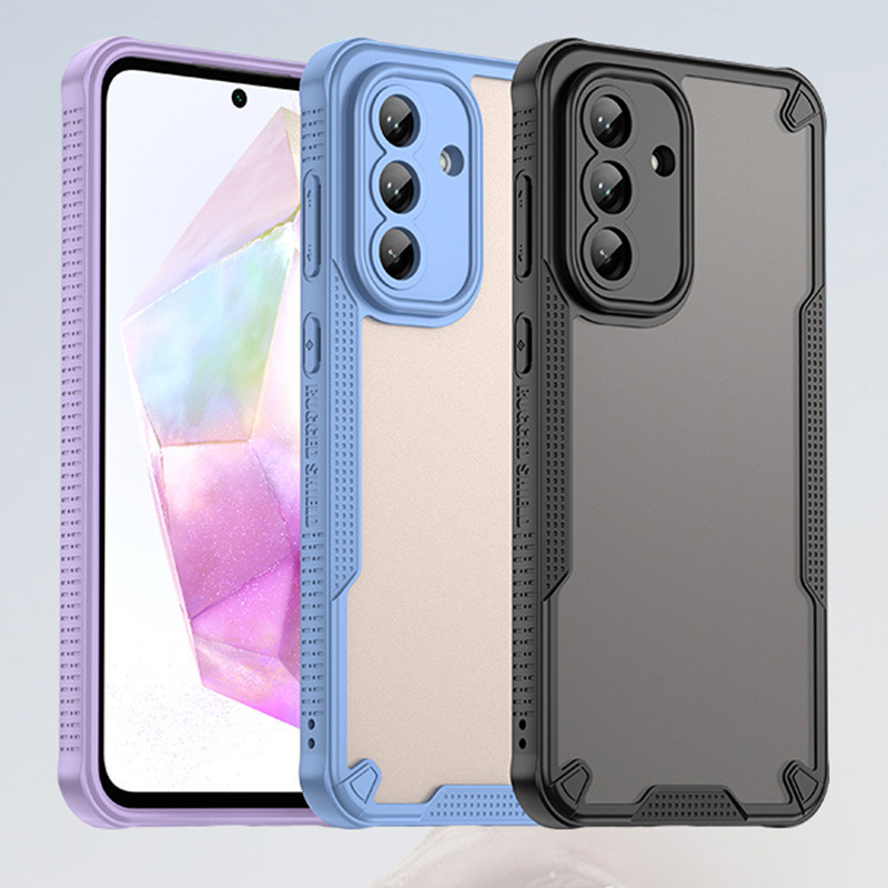 สําหรับ Samsung Galaxy A56 A36 A26 A06 A16 5G กรณีเกราะกันกระแทก Matte Clear Shell Cover