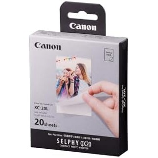 [Direct From JAPAN]  Canon Selphy Square Ink & Card-sized Label set XC-20L Exclusive for QX20