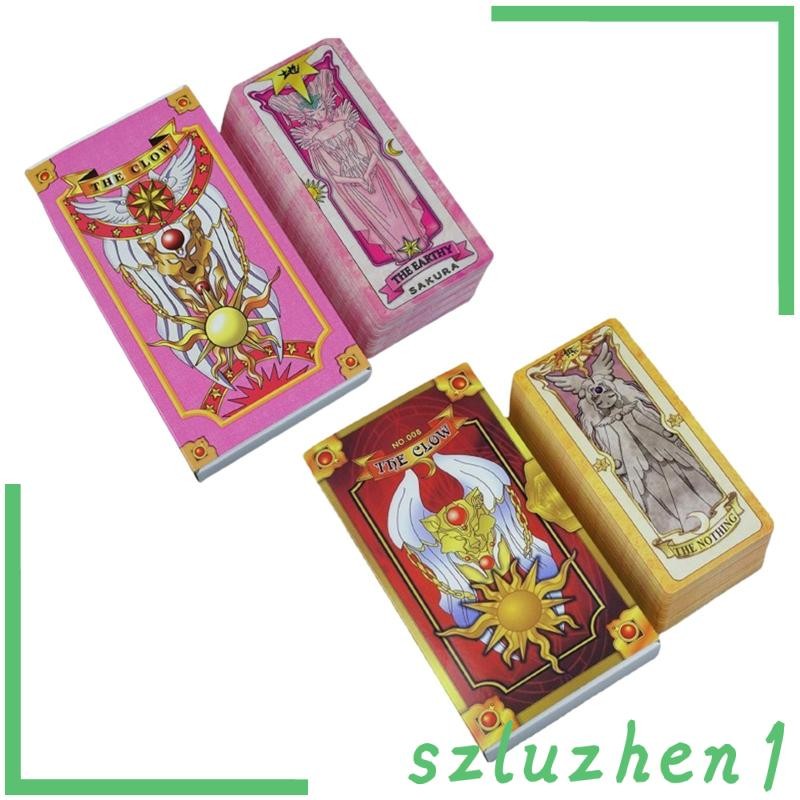 [Szluzhen1] ชุดการ์ด Clow สํารับ 56 ชิ้น ของเล่นการ์ดเกมแปลกใหม่ สําหรับสะสม ของขวัญ
