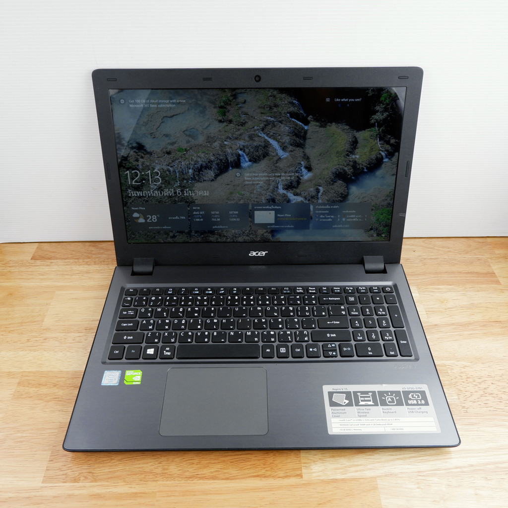 Acer Aspire V3-575G  CPU i5 Gen6 การ์ดจอแยก สภาพดีมือสอง