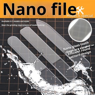 นาโนขัดแก้วไฟล์สําหรับกันดั้มรุ่นทหารกันพลาเครื่องมือบดพลาสต…