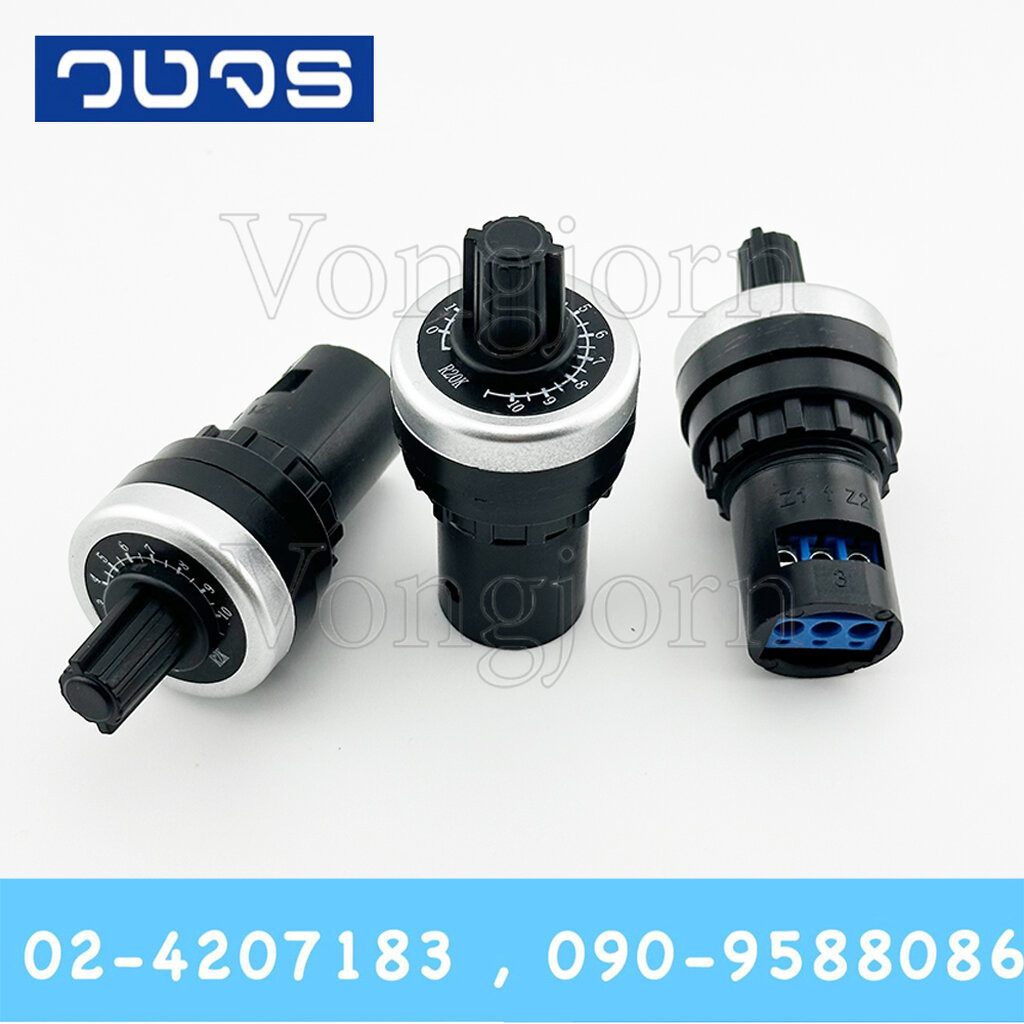 โวลลุ่ม LA42DWQ-22 1K - 500K ohm 10รอบ ตัวต้านทานปรับค่าได้